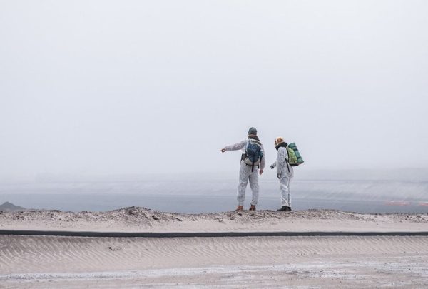 Etwa 500 Aktivistinnen Von Endegelaende Protestieren Im Braunkohletagebau Welzow Sued Im Lausitzer Braunkohlerevier Fuer Einen Ausstieg Aus Der Braunkohleverstromung
