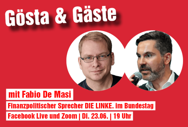 23.06 19 Uhr Live-Talk: Wer bezahlt die Krise?