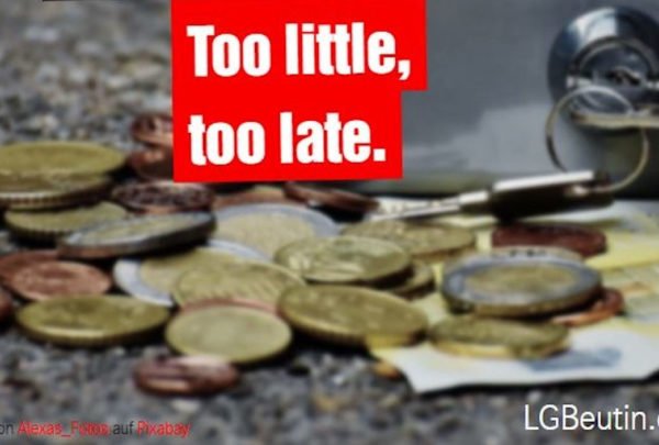 Too little, too late.